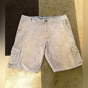 SUBCULTURE grey cargo shorts. Size 38​